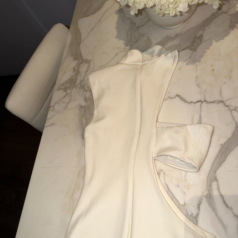 NICHOLAS - Azza Asym Exposed Bra Midi Dress - Picture 12 of 15